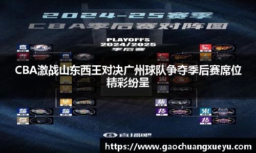 CBA激战山东西王对决广州球队争夺季后赛席位精彩纷呈